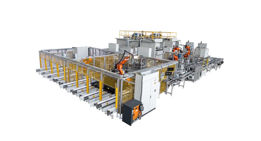 hairpin stator automatic powder coating line